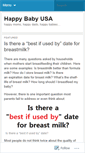 Mobile Screenshot of happybabyusa.org